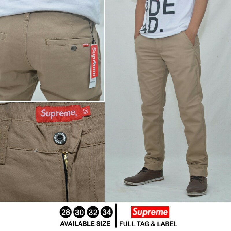 CELANA JEANS SUPREME ORIGINAL/FASHION PRIA/CELANA/JEANS/SUPREME Celana Jeans R6Y9