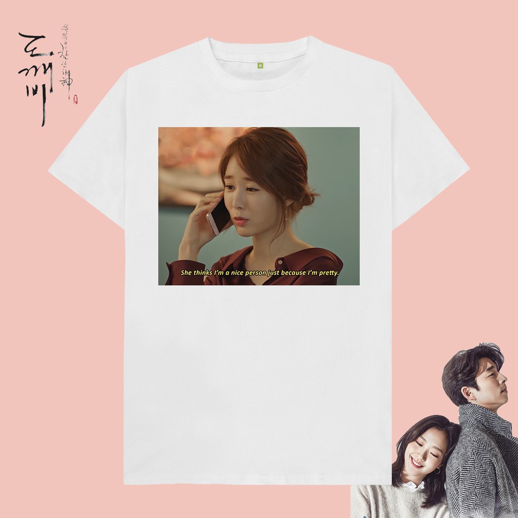 Goblin drama tshirt sungjae BTOB gong yoo lee dong wook kaos custom grim reaper