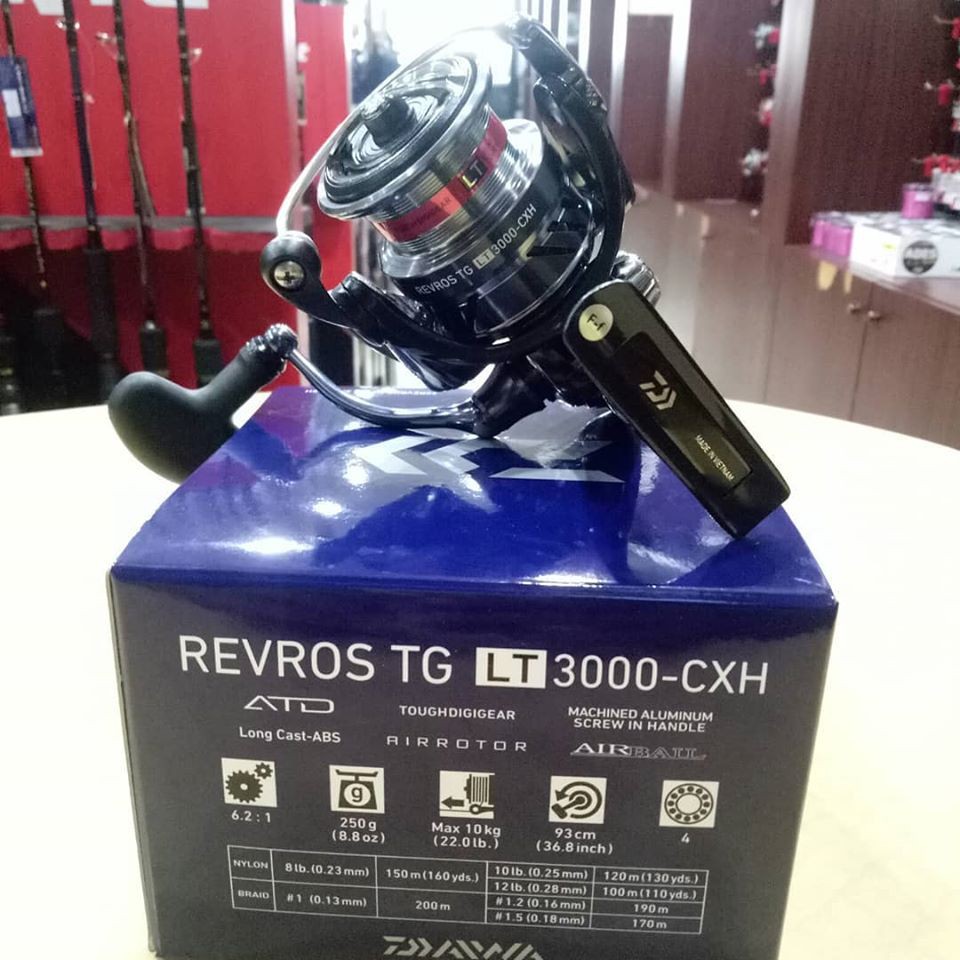 Reel Daiwa REVROS TG LT 1000-XH 2000-XH 2500-XH 3000-CXH 5000-CXH Power Handle - LT1000XH LT2000-XH