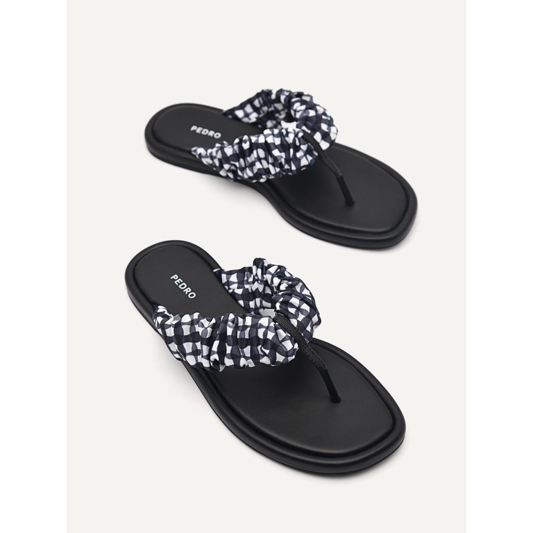 SANDAL JEPIT PEDRO WANITA ORIGINAL CASUAL BRANDED ASLI HITAM PW014