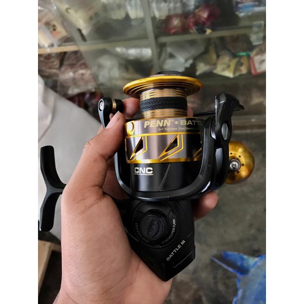 penn battle 4000 with gomexus knob