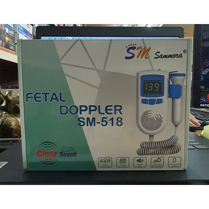 Fetal doppler lcd Sammora SM 518/Alat Cek Detak Jantung Bayi