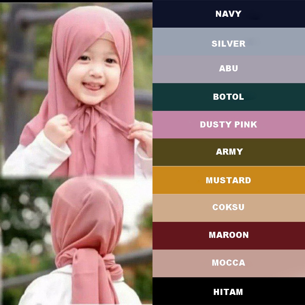 Hijab Pashmina Tali Anak