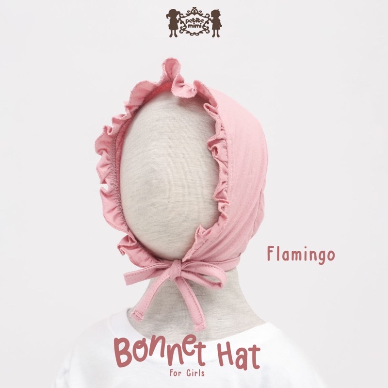 Petite Mimi Baby Bonet Hat / Topi Bayi