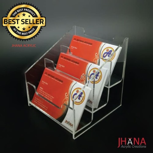 

Acrylic Name Card Holder / Display Kartu Nama akrilik murah TKN02