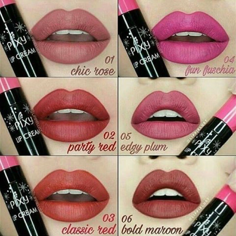 pixy lip cream matte