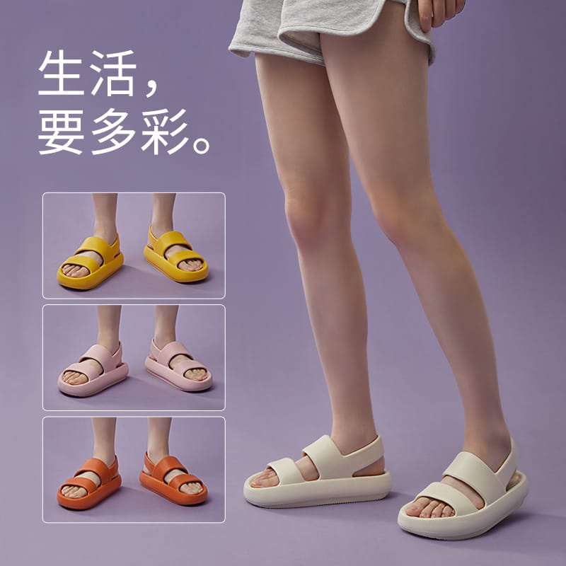 Sepatu Sandal Wanita Wedges Korean Style Sendal Gunung Wanita Limitless Sandal Lalisa Cewe Slip On Outdoor