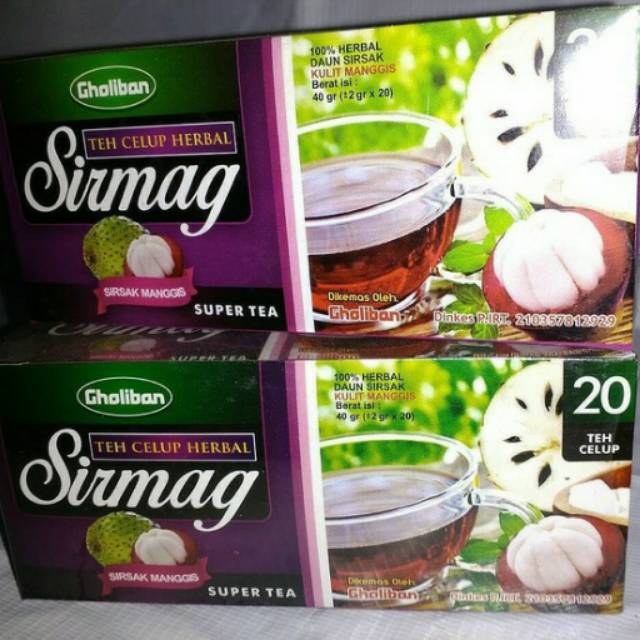 

Teh Celup Sirmag (sirsak Manggis)