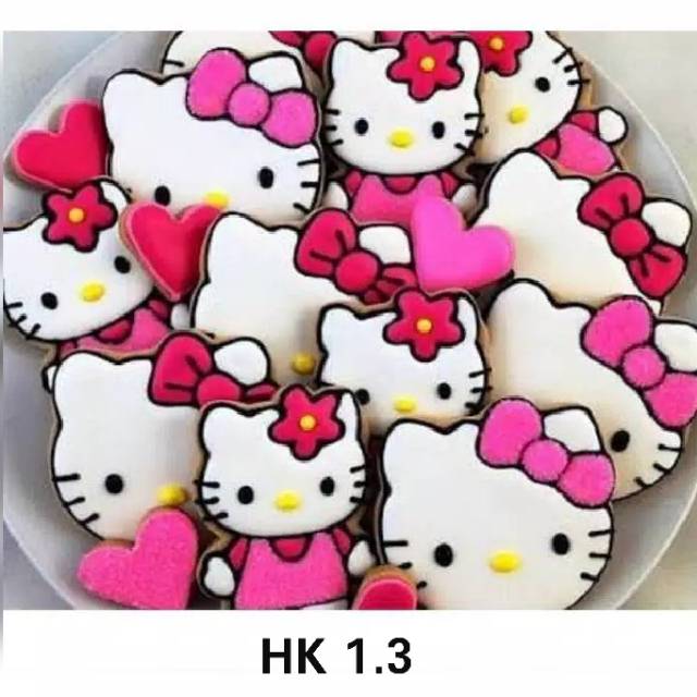 

IHANALICIOUS Butter Cookies Tema Hello Kitty 1 (kukis hias karakter) kue kering