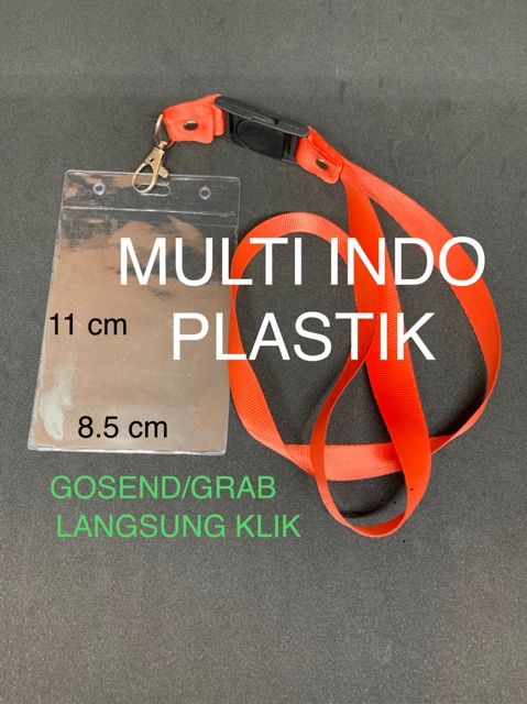 kantong panitia/plastik id card/plastik nametag/tali id card/tali lanyard 2 cm/jual id card murah