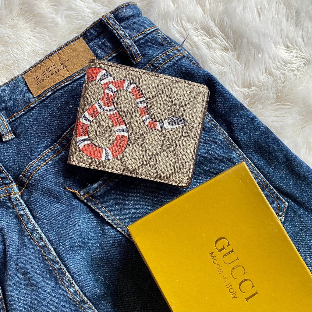 GC GXCCI WALLET LEATHER ANIMAL MOTIF SNAKE BEE WOLF TIGER
