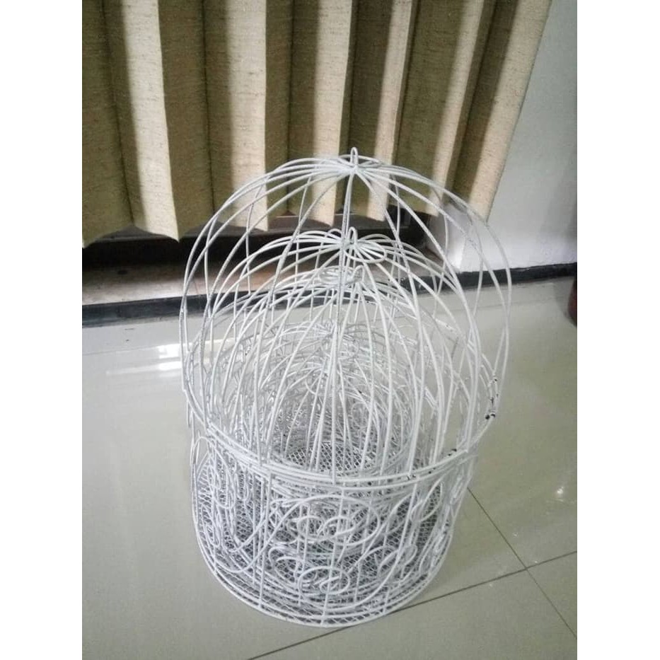Unik Sby Sangkar Burung Besi Set Hantaran Seserahan Murah Shopee