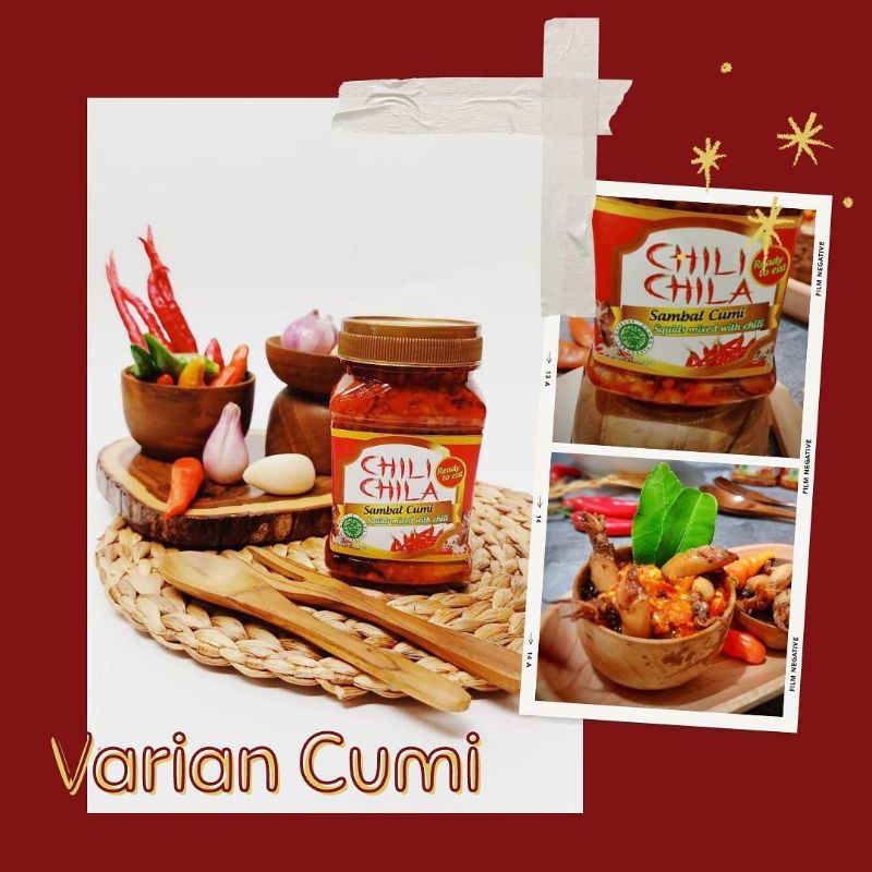 

Sambal Chili Chila Cumi Isi 210gram Pedas Asin Halal MUI