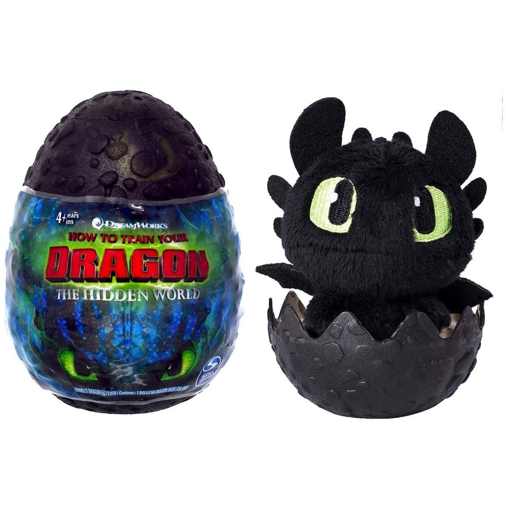 Black Dragon Egg Plush How To Train Your Dragon Plushies Toothless Original