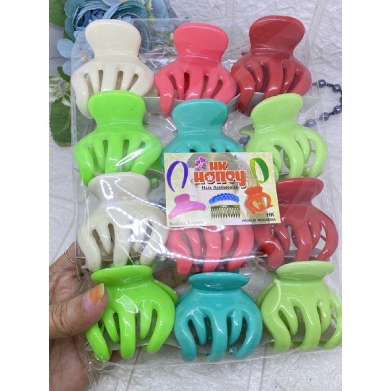 jepitan rambut gurita besar / jepitan jedai gurita cakar 5 (5cm) RB3