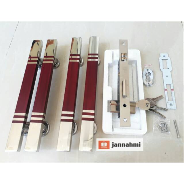 4 pcs handle pintu ss + 1 set body pelor