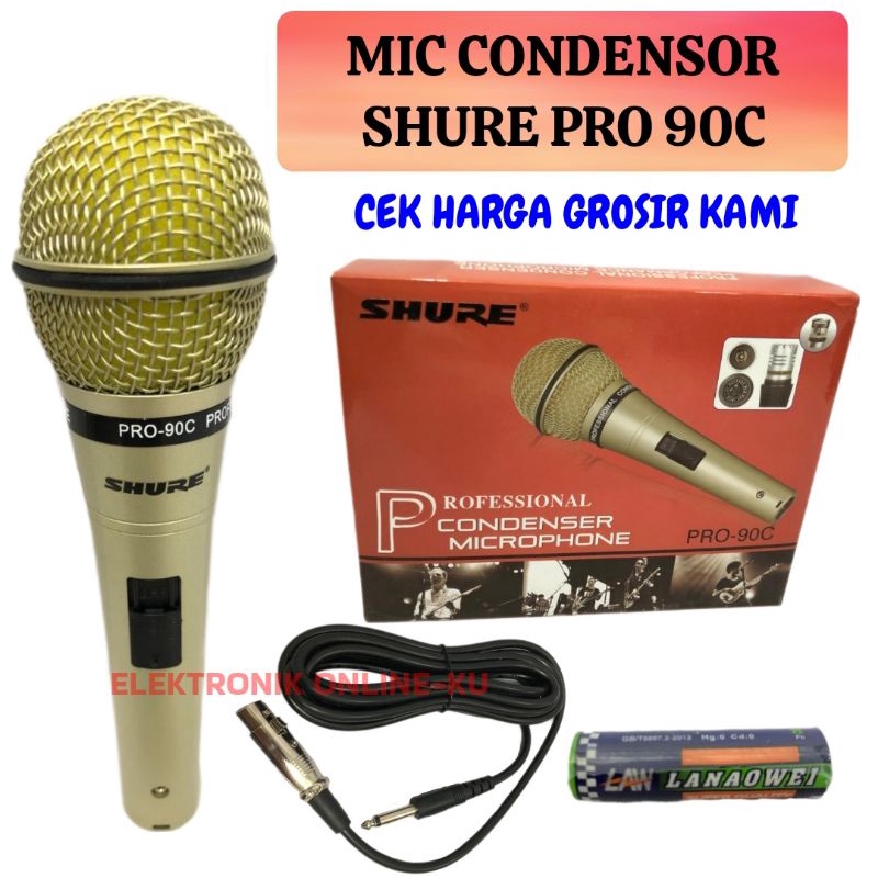 MIC CONDENSOR SHURE PRO 90C