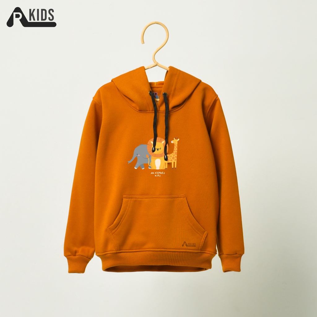 Hoodie / Sweater Anak Perempuan / Laki-laki termurah(Unisex)  Bahan Fleece Tebal Motif Safana