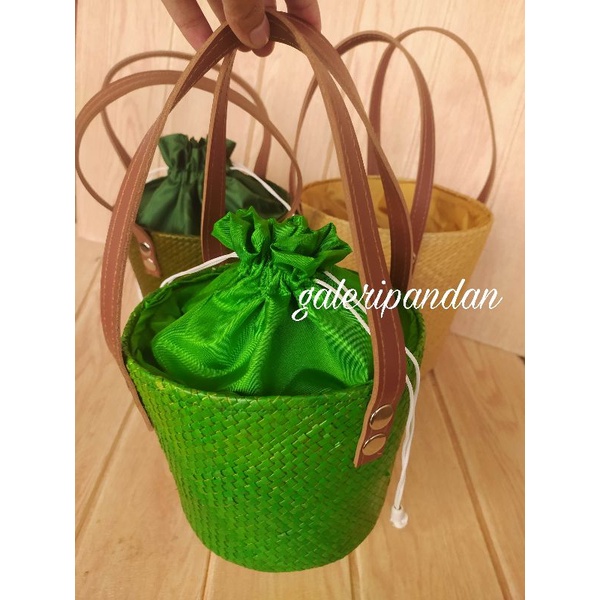 

TAS EMBER WARNA Tali Coklat 3 TOPLES // KERANJANG HAMPERS PARSEL IDULFITRI