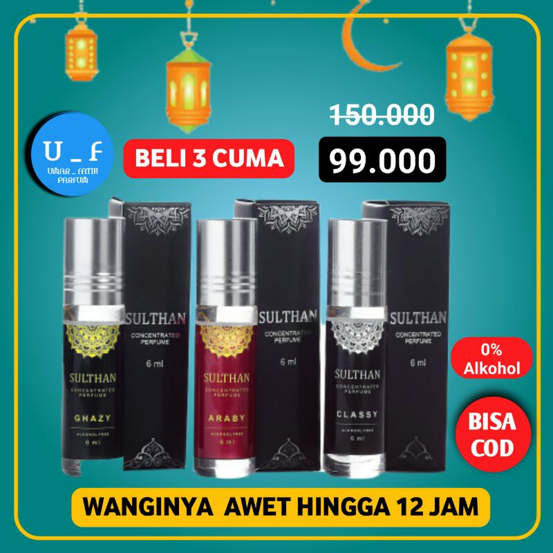 Minyak Wangi Pria Tahan Lama Parfum Sholat Pria Non Alkohol