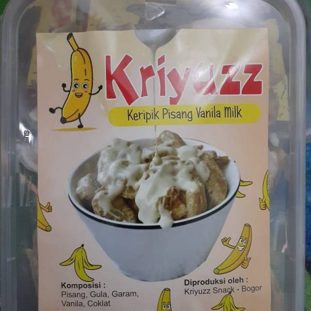 

Keripik Pisang Vanila Milk