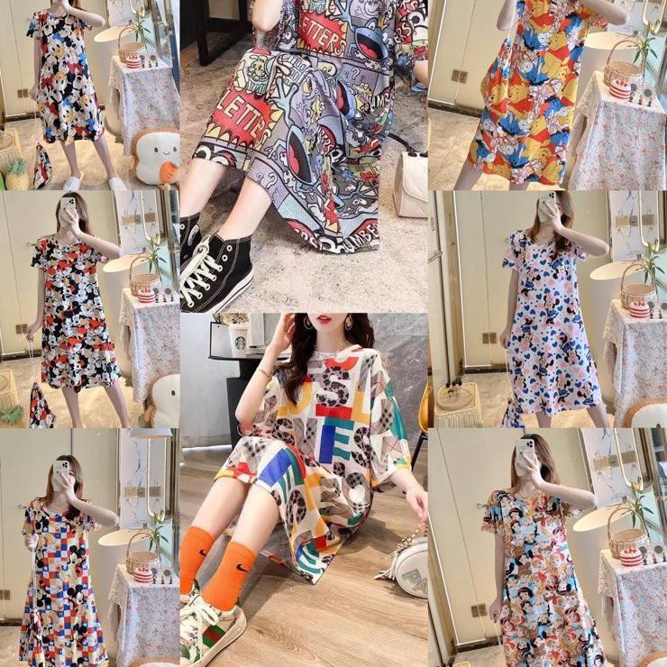 Serbuuuu.. (restock)DASTER JUMBO IMPORT DASTER KARAKTER LUCU BAJU TIDUR DASTER WANITA IMPORT