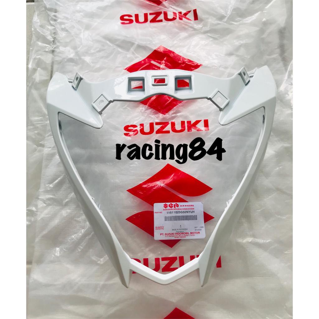 BATOK PUTIH WHITE SATRIA FU FACELIFT ORIGINAL kepala head fu SGP 2014 dan 2015 F150 F HEADLA