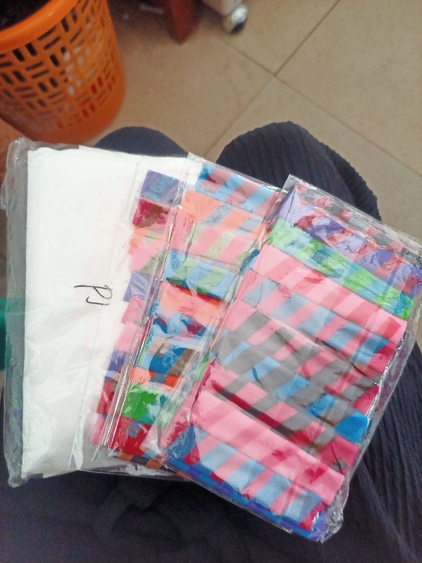 Dompet Sendok, Tempat Sendok Bahan Sponbond Lapis 2 Gambar Motif