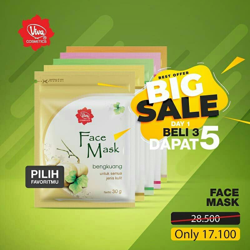 Paket 5 Face Mask Viva