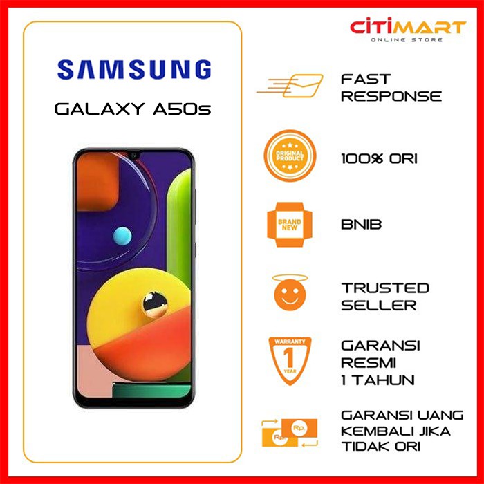 New Samsung Galaxy A50s 6/128GB Garansi Resmi Samsung Indonesia
