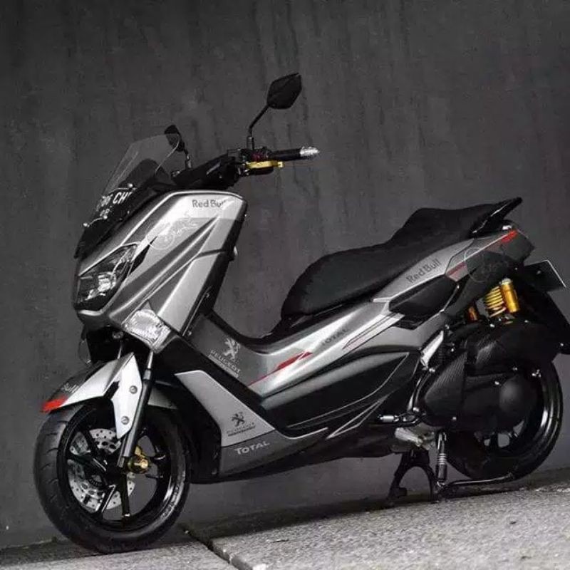 Decal Nmax 155 FullBody Black Silver