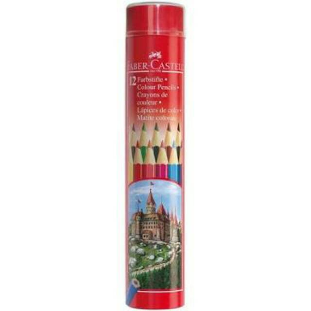 

Faber-Castell Colour Pencils in Round Tin 12 L