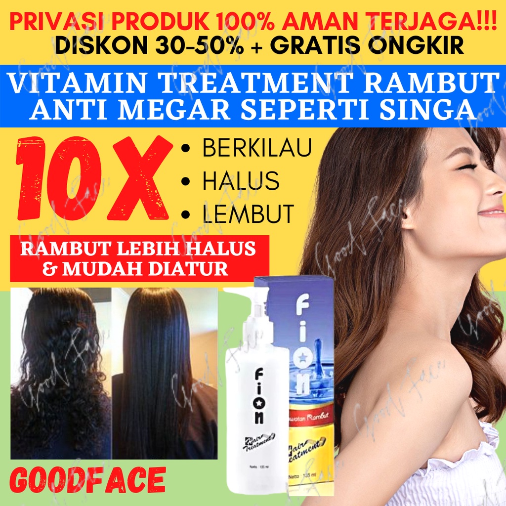 FION HAIR TREATMENT 135ML ORIGINAL BPOM VITAMIN RAMBUT FION 135M