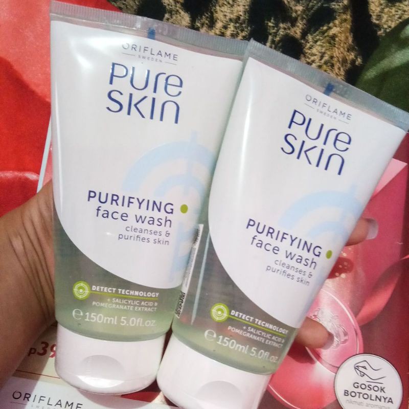 Oriflame | pure skin face wash (ready stok)