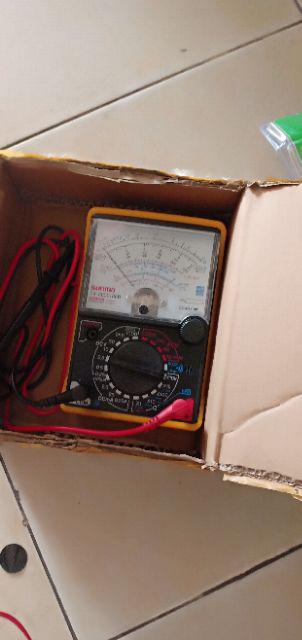 Kabel Multitester Ujung Lancip Tajam - Jarum Avometer Sepasang Warna Merah Hitam -kabel Multi Tester