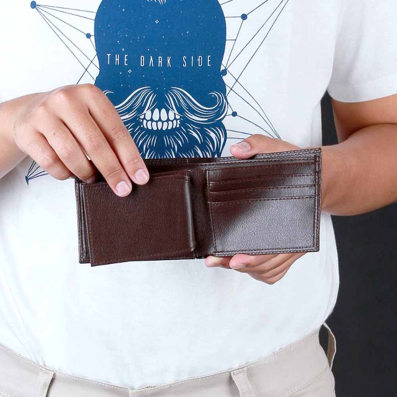 Grosir Dompet Lipat Pria Koin Wallet Kulit Plus Box Terbaru Diskon Promo COD Murah Orignal