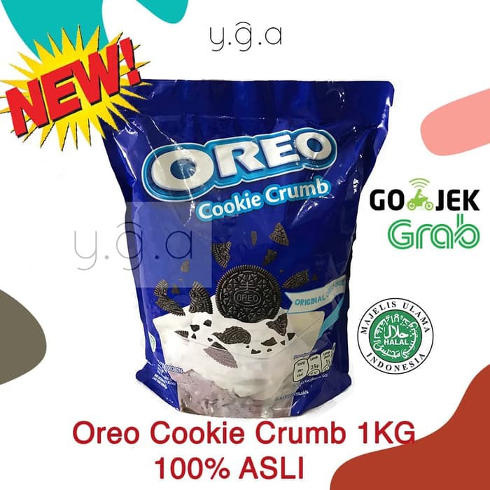 

Oreo Cookie Crumb 1KG 100% ASLI