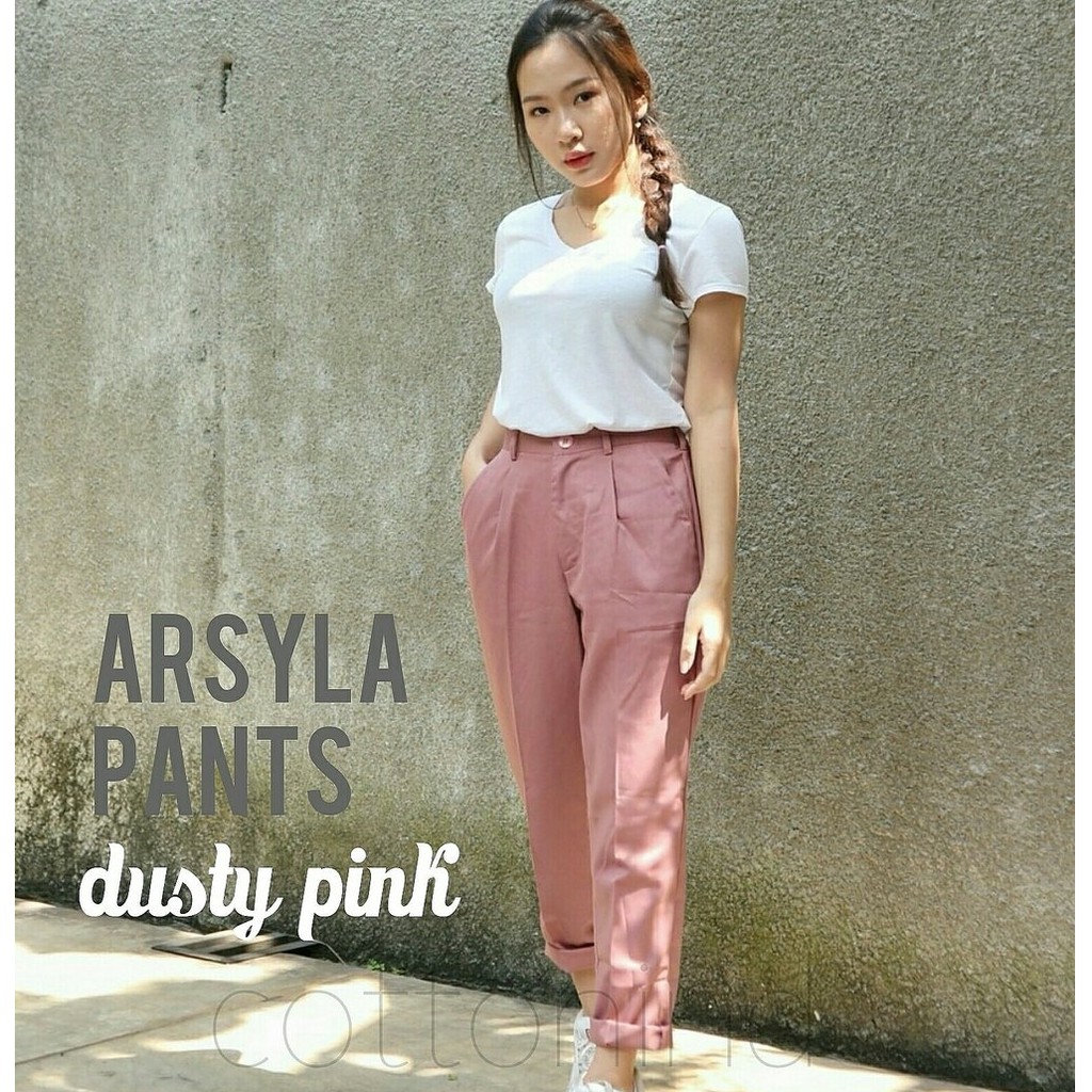 BISA COD - KOREAN BAGGY PANTS SIZE M L XL AMERICAN DRILL / CELANA BAHAN KERJA / BAGGY BASIC PANTS