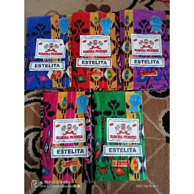 SARUNG WANITA NAMORA PIONEER MOTIF GEBENG TABUR EMAS