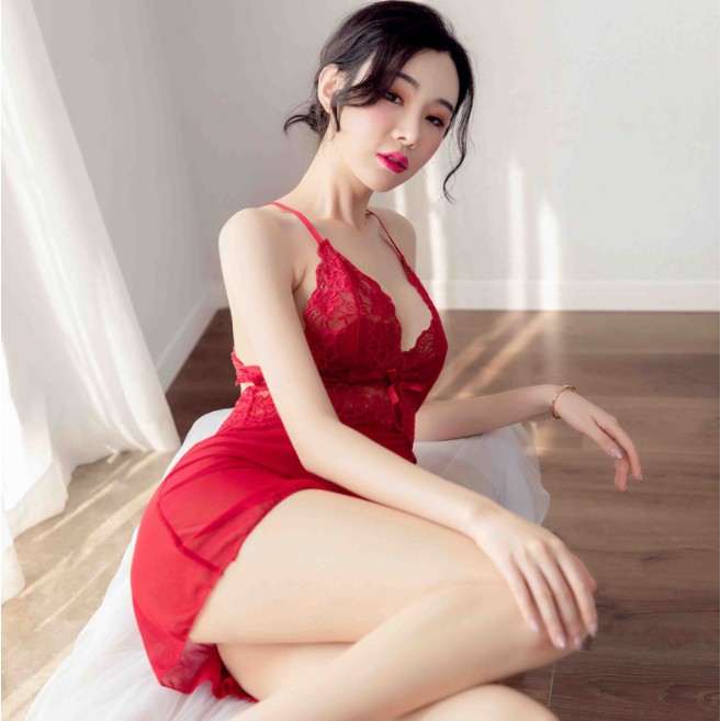 [TOYOU SHOP L03] LONGNIGHT SEXY LINGERIE | BAJU TIDUR SEXY WANITA | SHOW BODY LACE LINGERIE