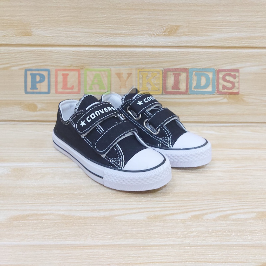 SEPATU SEKOLAH ANAK LAKI-LAKI DAN PEREMPUAN USIA 1-8 TAHUN | SEPATU SEKOLAH ANAK TK SD | SEPATU SEKOLAH ANAK HITAM PUTIH SIZE 21-35