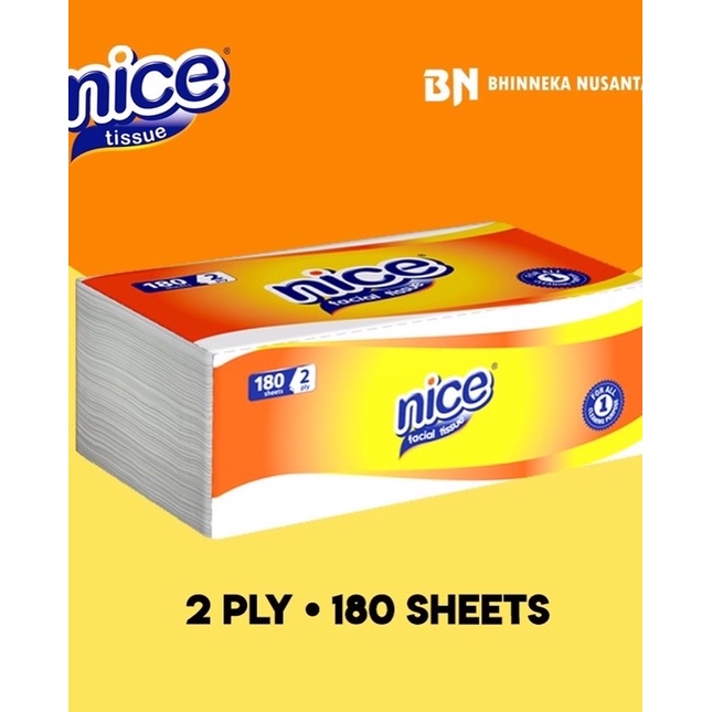 [DAPAT 3PACK] PAKET HEMAT TISU NICE 3 PACK x 180sheet