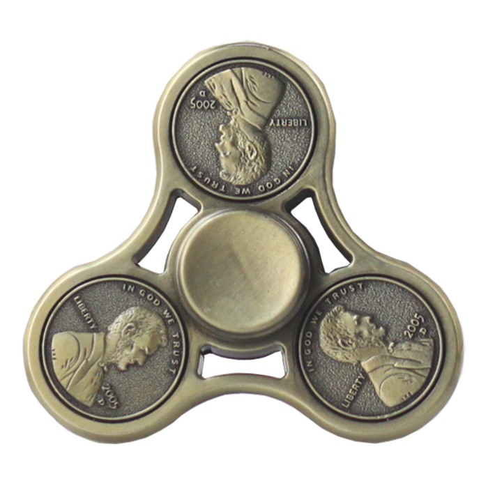 Hand Spinner Triangle EDC Coin [GOLD]