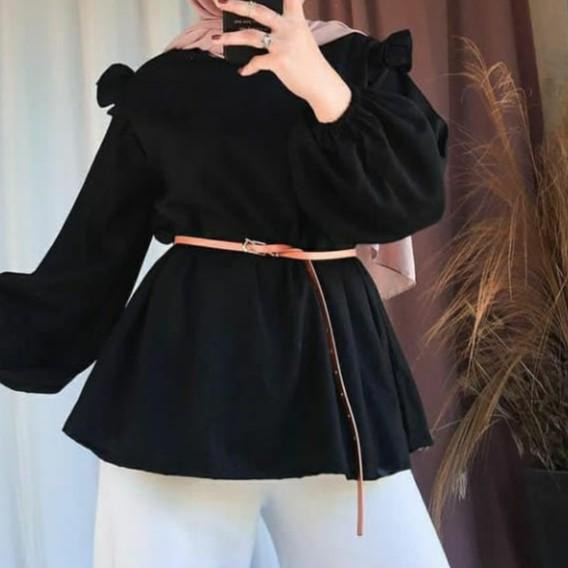 ◄ ALFAZZA STORE/KELI TOP/ BLOUSE WANITA/ATASAN WANITA /TANGAN BALON/FASHION PREMIUM [[]] REALPICT ➬