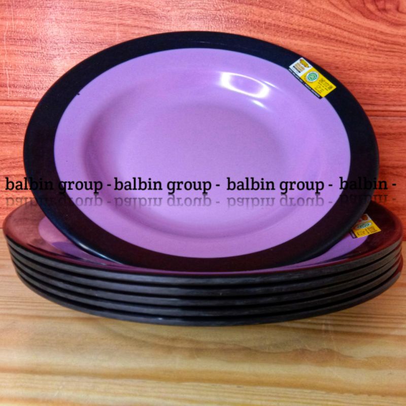 [ BALBIN ]-PIRING 9INC-PIRING MAKAN MELAMIN GOLDEN DRAGON-FOOD GTADE-