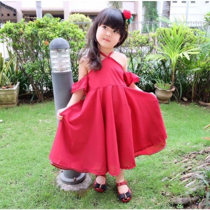 gresia dress / gaun natal anak / kostum natal / baju natal anak perempuan / gaun natal murah / gaun 