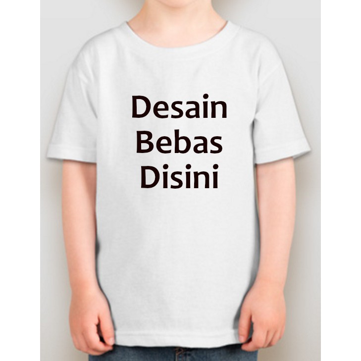 Kaos Anak Custom - Cetak Foto Design - Ukuran A3 - Kaos Anak