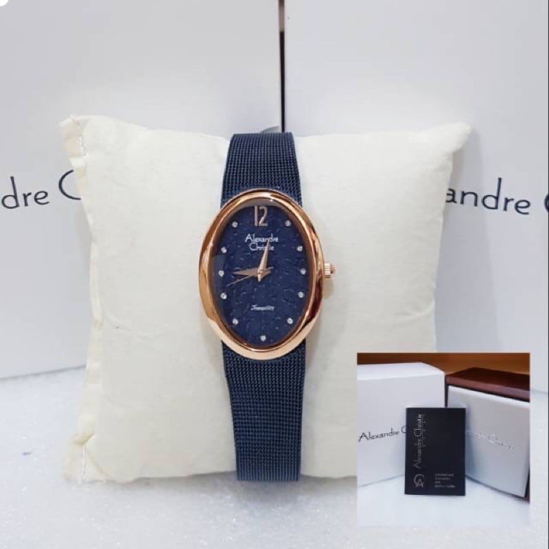 ALEXANDRE CHRISTIE AC 2858 BLUE ROSEGOLD JAM TANGAN ALEXANDRE CHRISTIE AC 2858 ORIGINAL