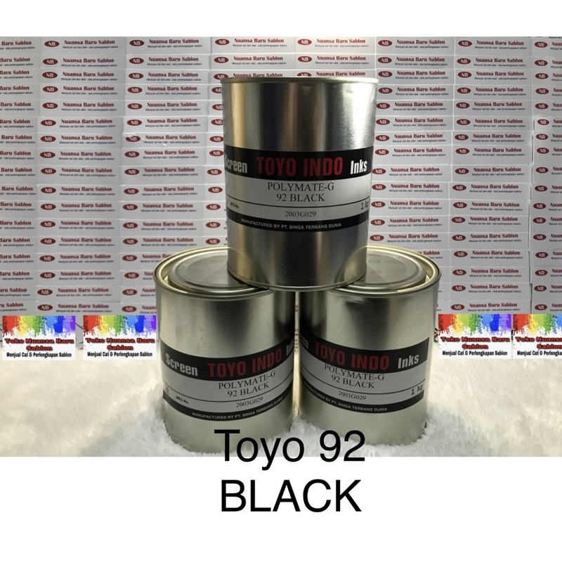 

RB TOYO INDO POLYMATE-G (Cat / Tinta Sablon Plastik) (BERAT 1 KG)