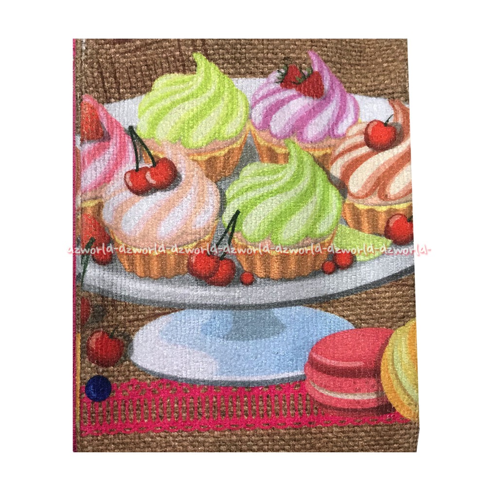 Arthome Kitchen Cloth Cupcake 3 Pcs 38cmx63,5cm Daya Serap Tinggi 200 gr